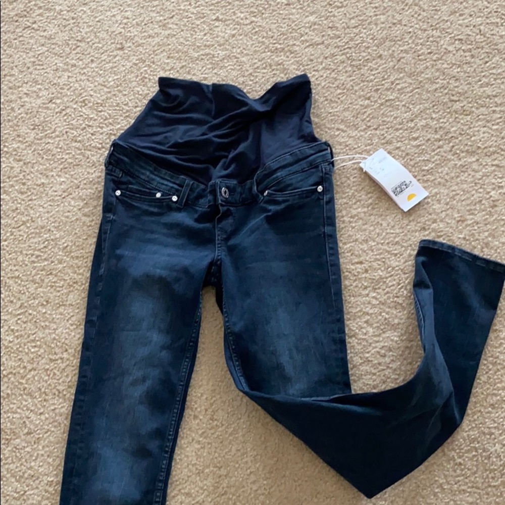 Denim maternity jeans